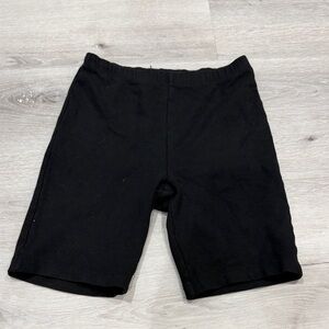 Aqua Black Bike Shorts for Women